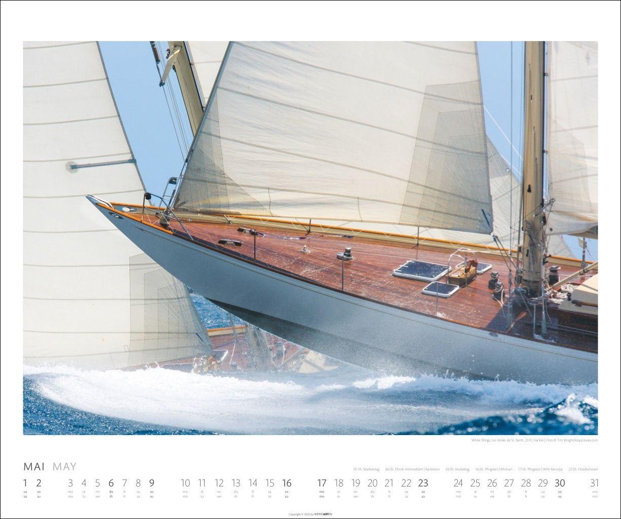 Beispielinhalt (Bild) Sailing Kalender 2027