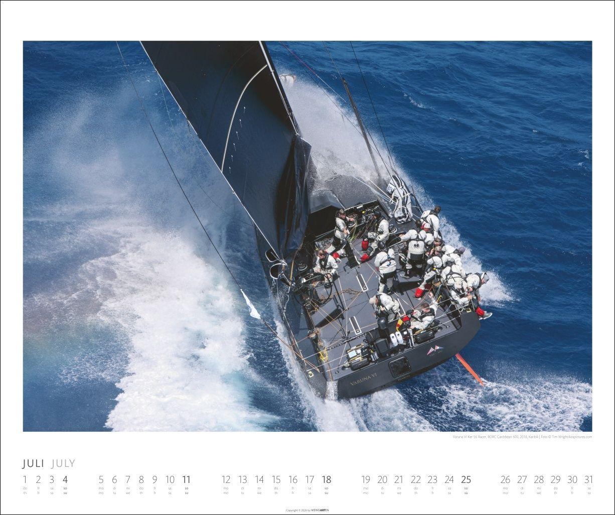 Beispielinhalt (Bild) Sailing Kalender 2027