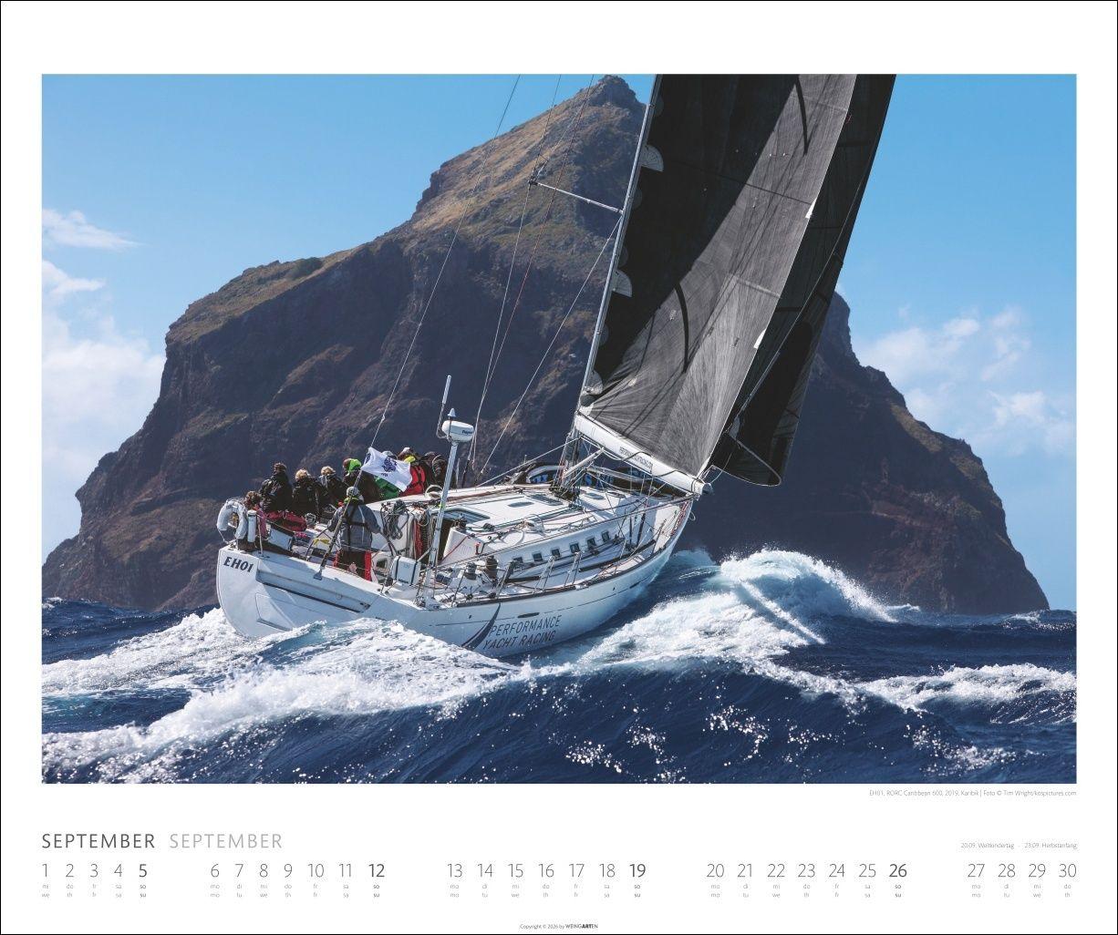 Beispielinhalt (Bild) Sailing Kalender 2027