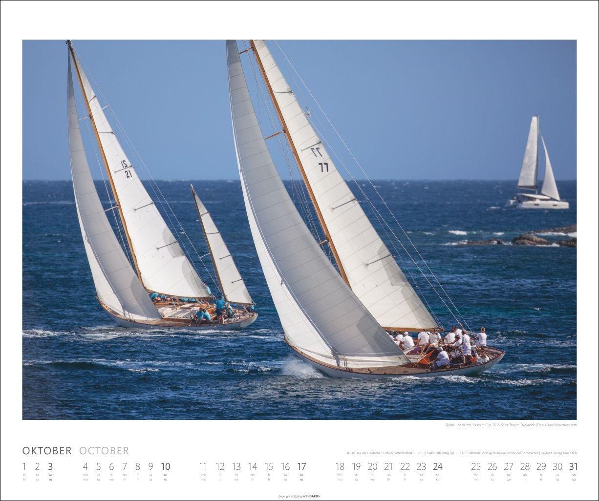 Beispielinhalt (Bild) Sailing Kalender 2027