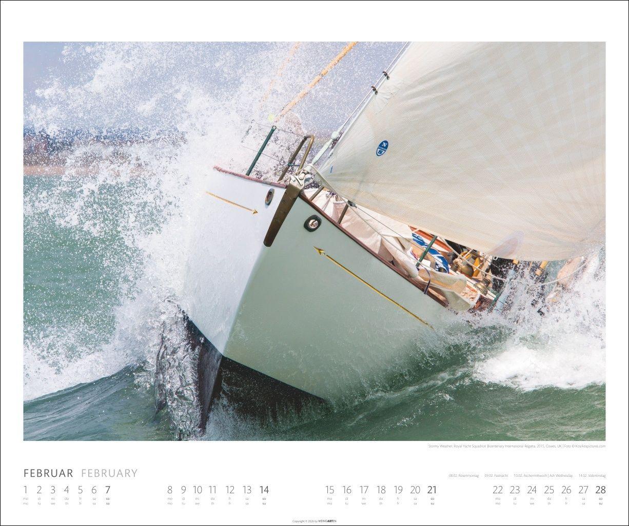 Beispielinhalt (Bild) Sailing Kalender 2027