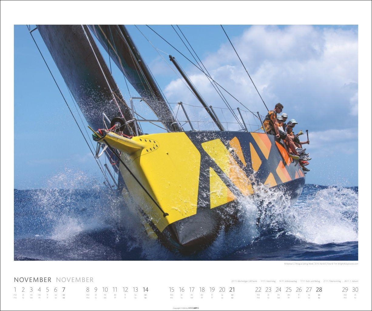 Beispielinhalt (Bild) Sailing Kalender 2027