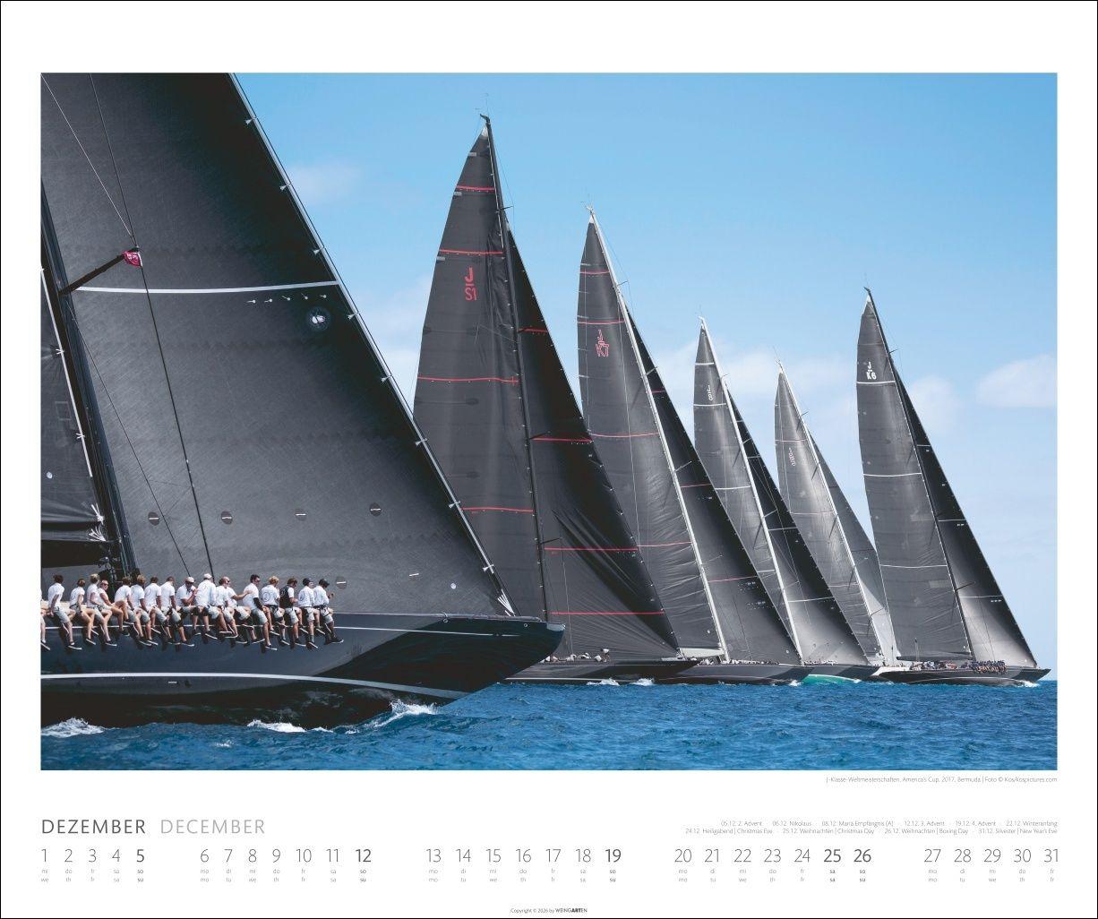 Beispielinhalt (Bild) Sailing Kalender 2027