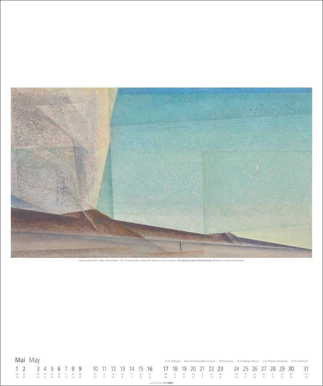 Beispielinhalt (Bild) Lyonel Feininger Kalender 2027