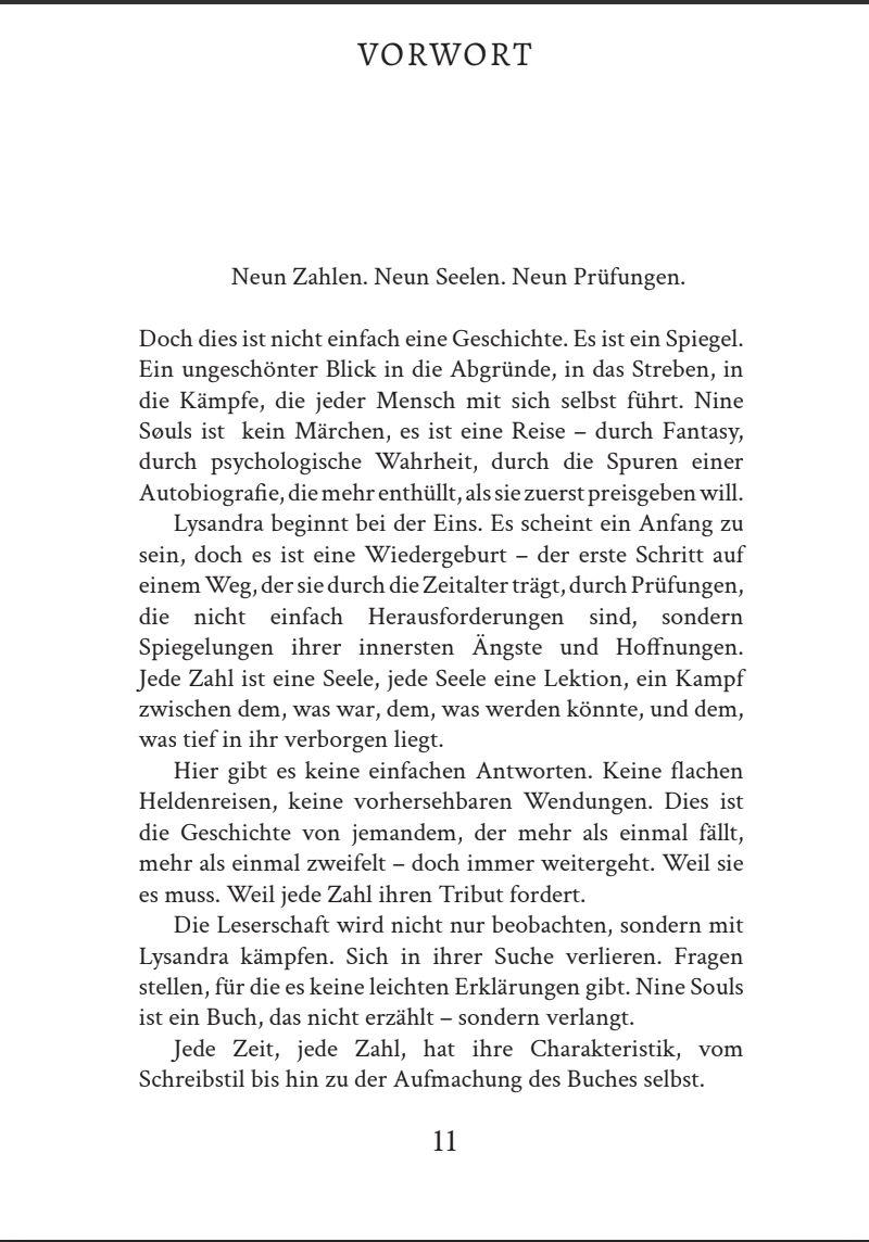 Beispielinhalt (Bild) Nine Souls