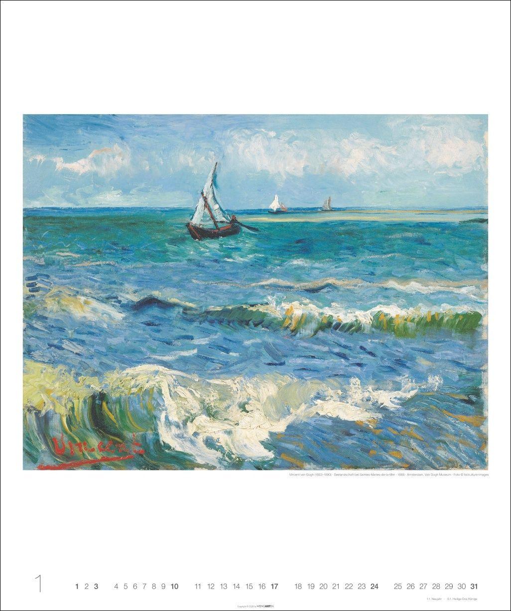 Beispielinhalt (Bild) Vincent van Gogh Edition Kalender 2027
