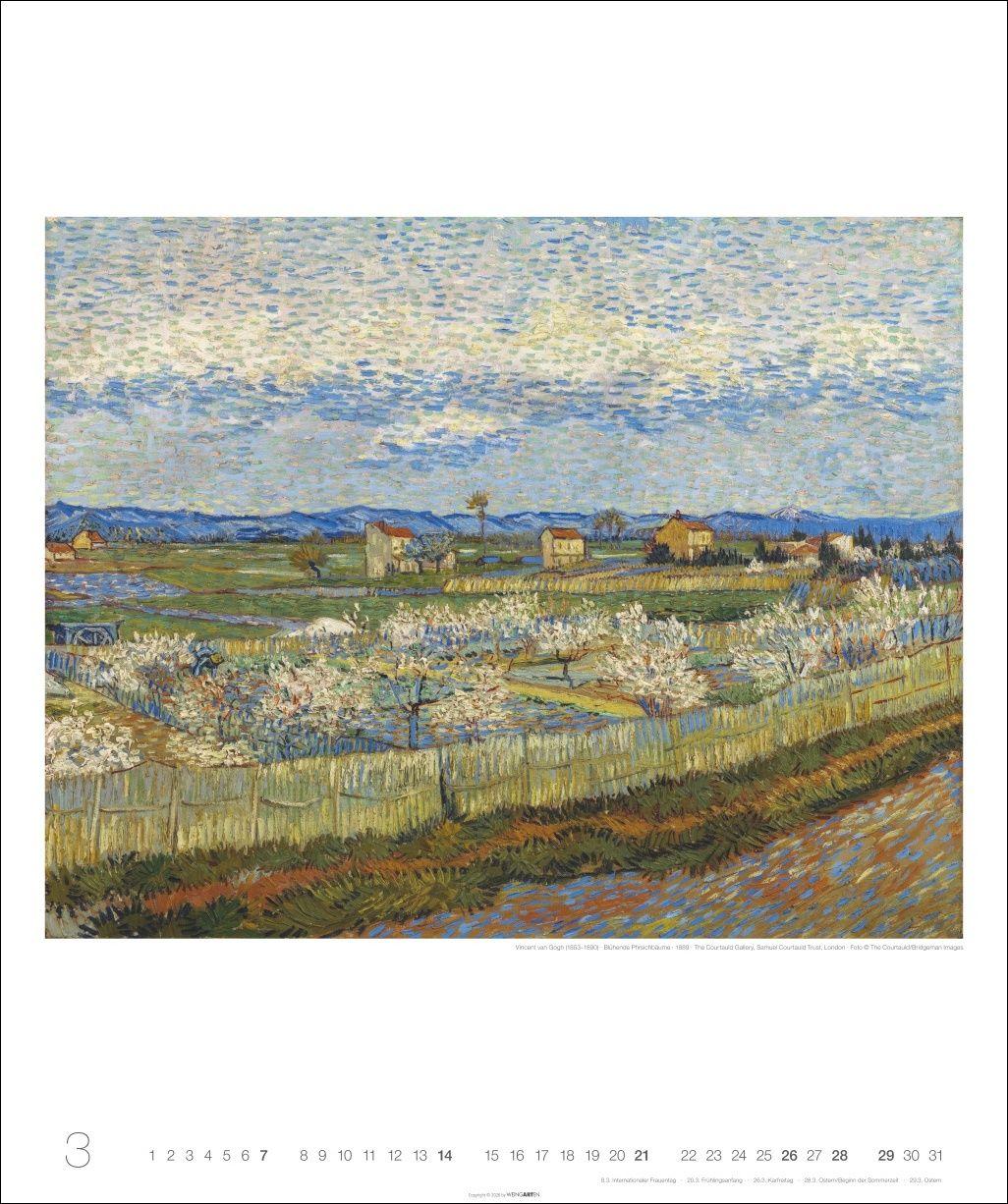 Beispielinhalt (Bild) Vincent van Gogh Edition Kalender 2027