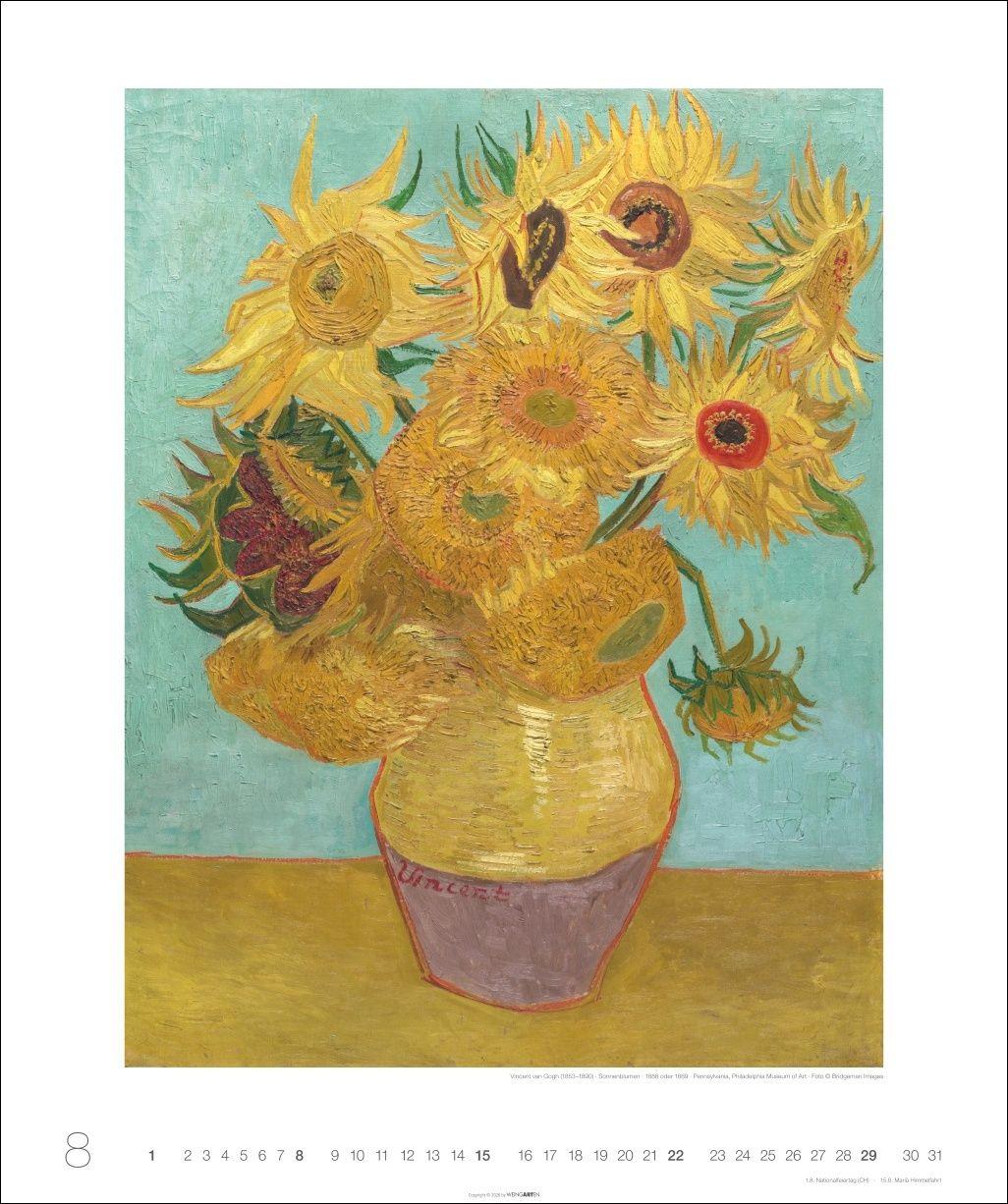 Beispielinhalt (Bild) Vincent van Gogh Edition Kalender 2027