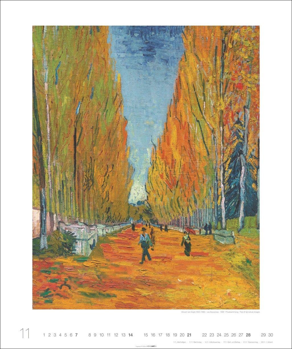 Beispielinhalt (Bild) Vincent van Gogh Edition Kalender 2027