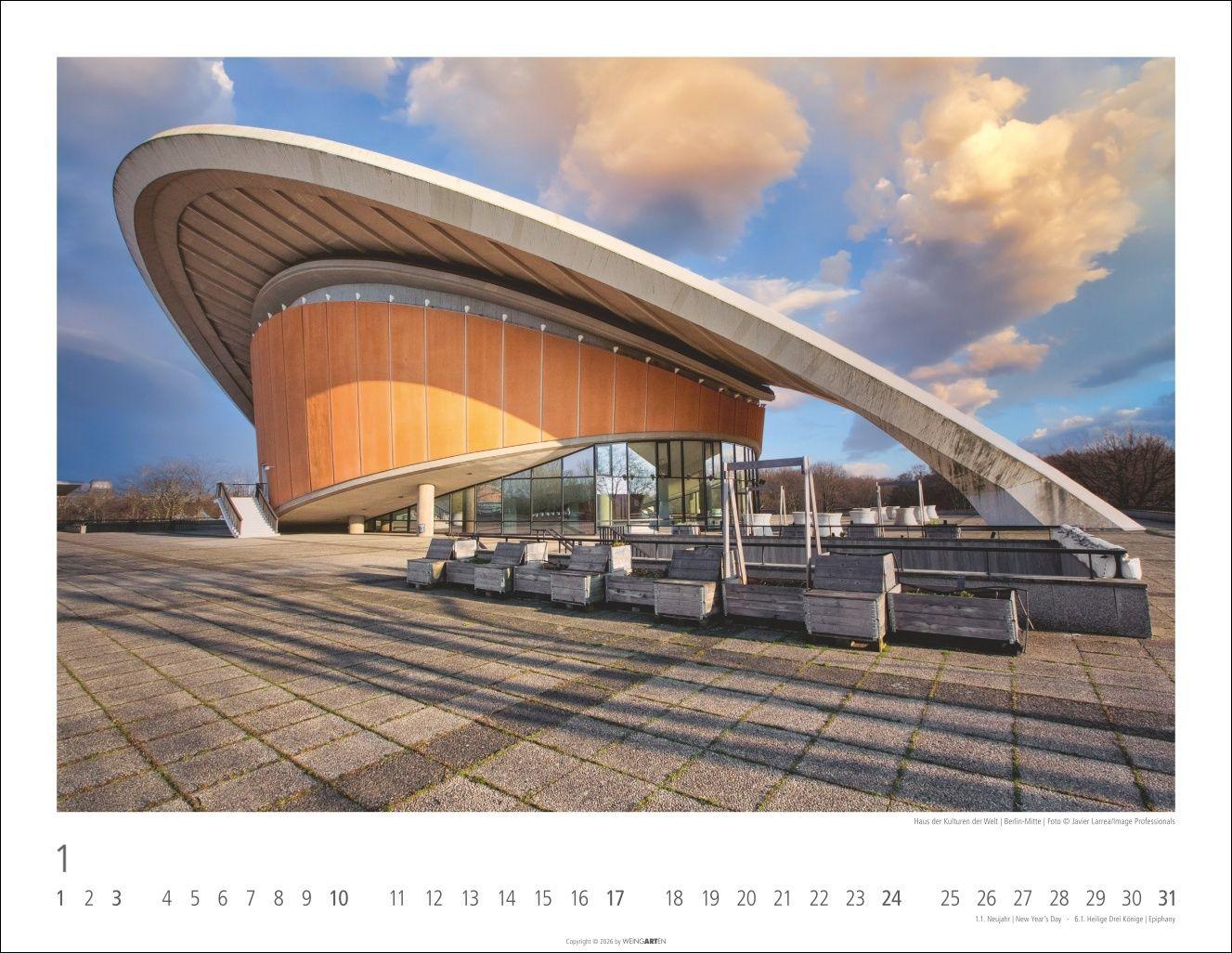 Beispielinhalt (Bild) Berlin Kalender 2027