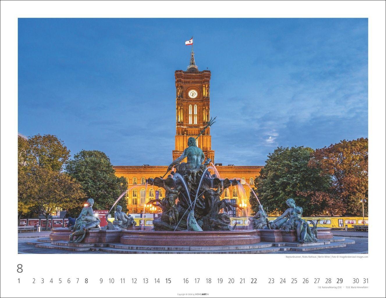 Beispielinhalt (Bild) Berlin Kalender 2027