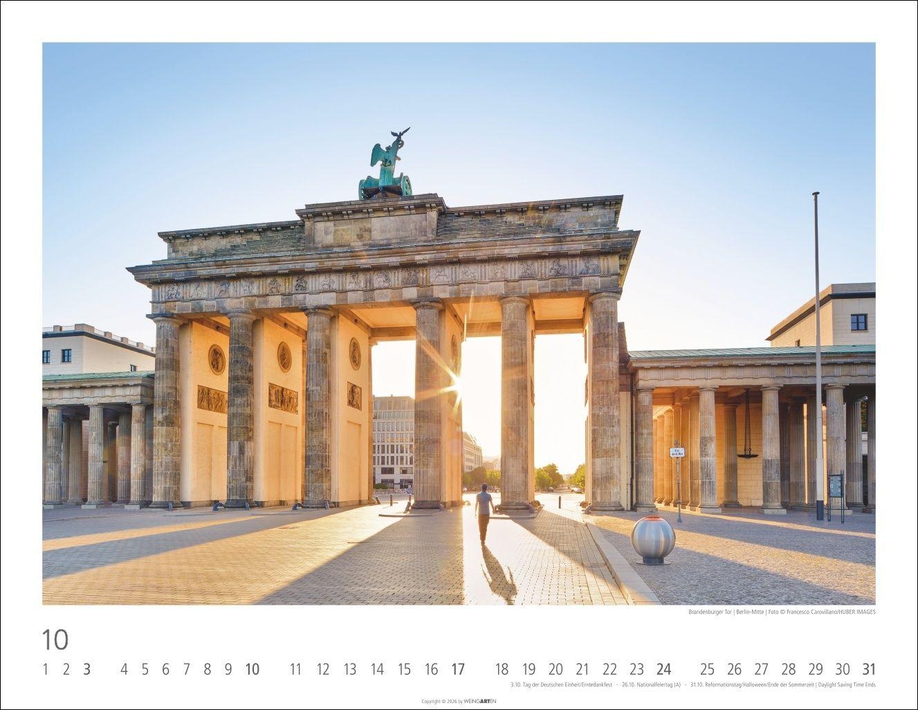 Beispielinhalt (Bild) Berlin Kalender 2027