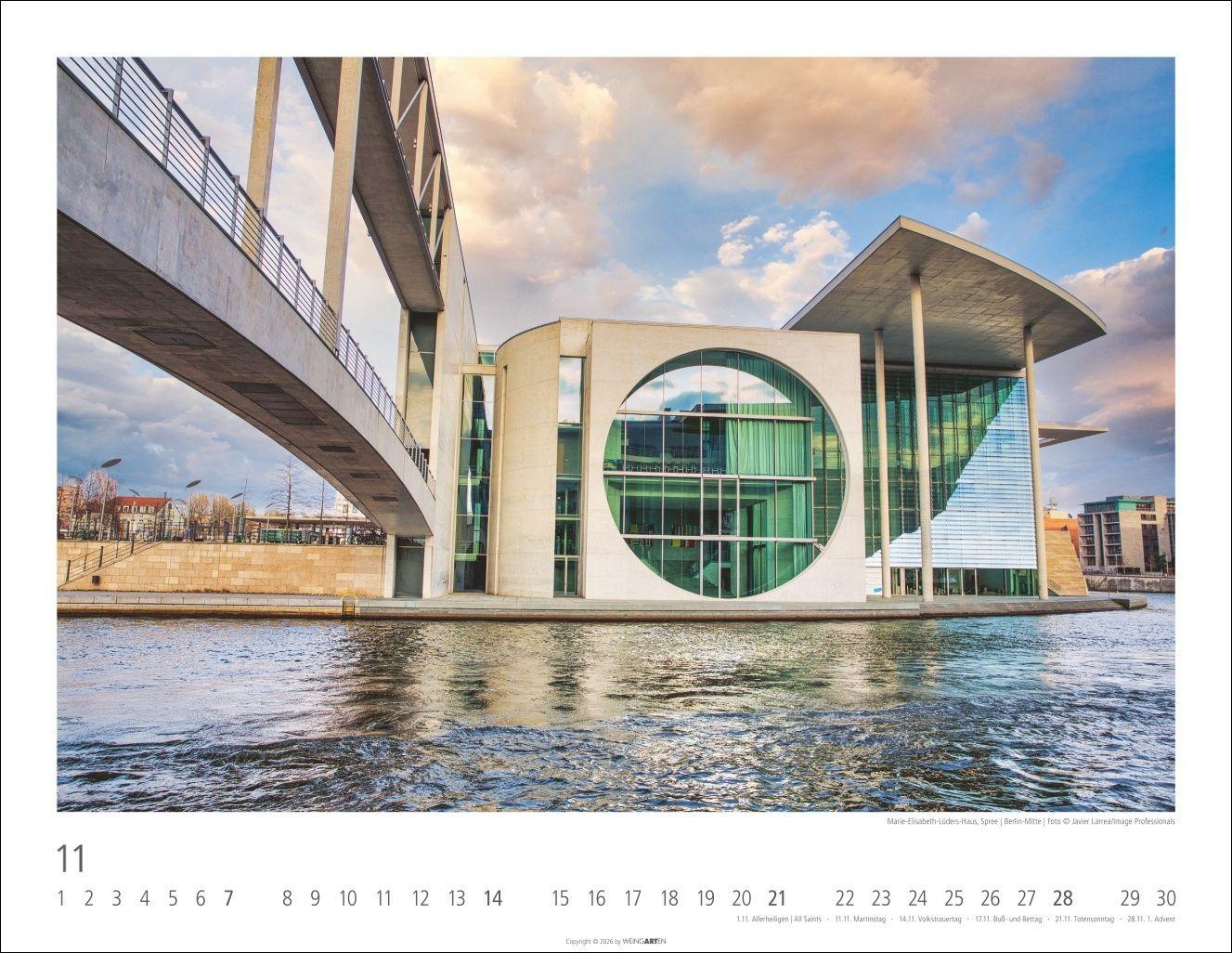 Beispielinhalt (Bild) Berlin Kalender 2027