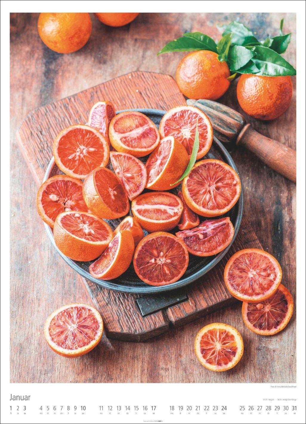 Beispielinhalt (Bild) Food Gallery Kalender 2027