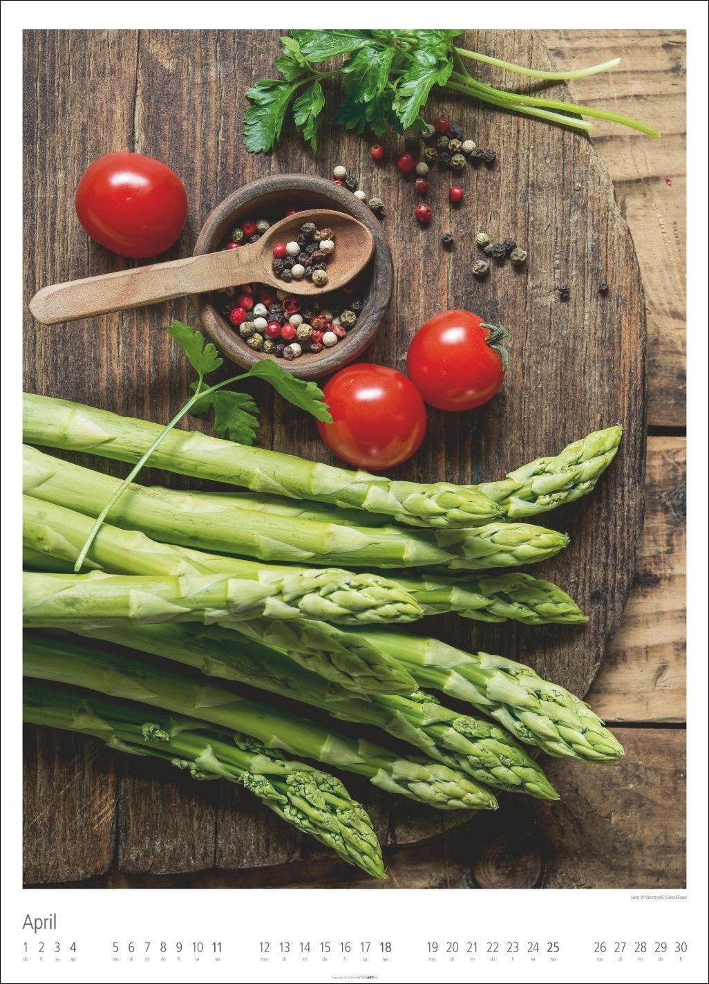 Beispielinhalt (Bild) Food Gallery Kalender 2027