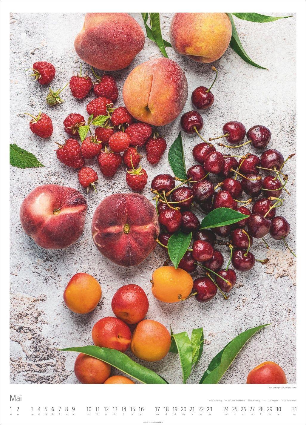 Beispielinhalt (Bild) Food Gallery Kalender 2027