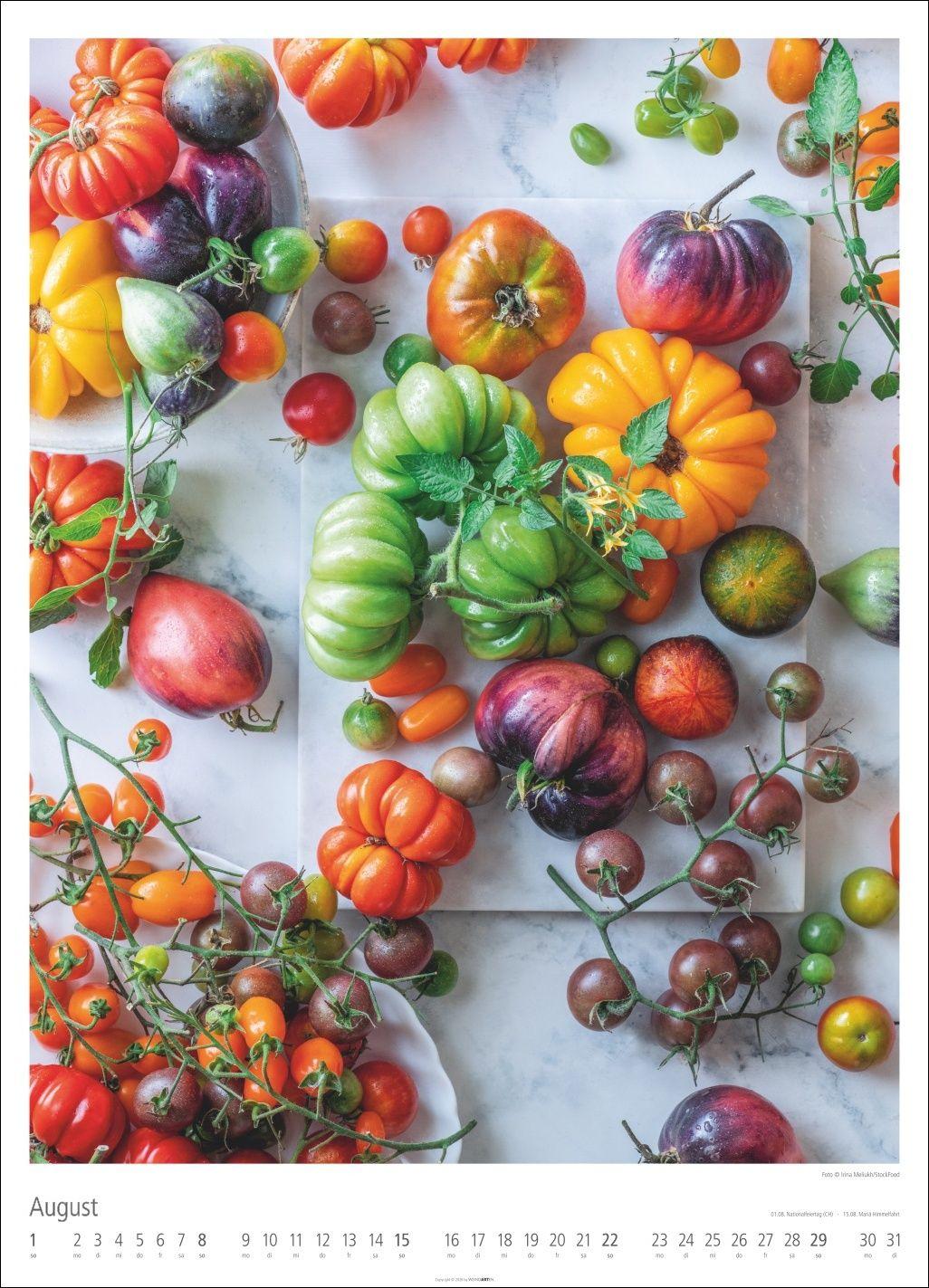 Beispielinhalt (Bild) Food Gallery Kalender 2027