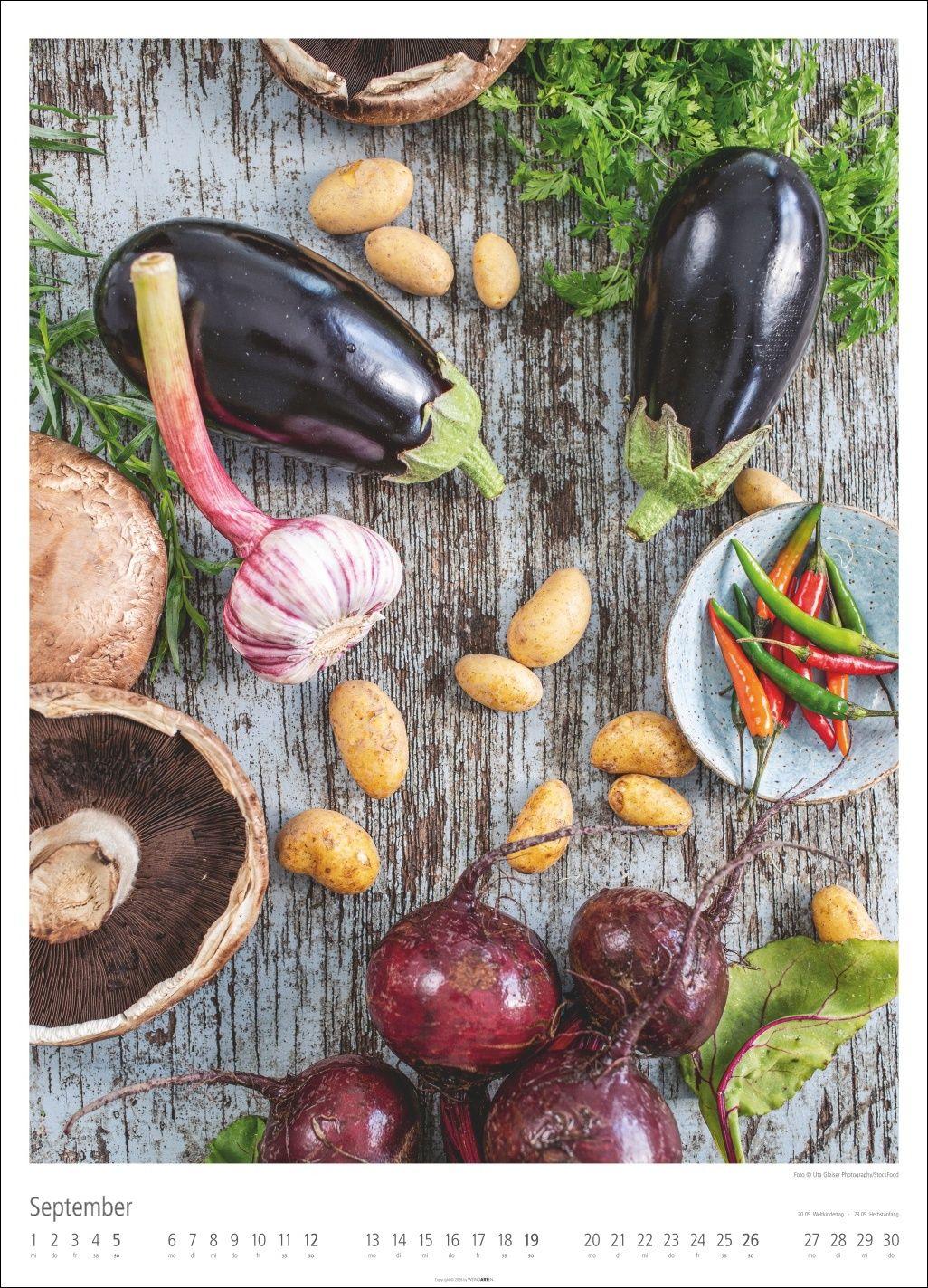 Beispielinhalt (Bild) Food Gallery Kalender 2027