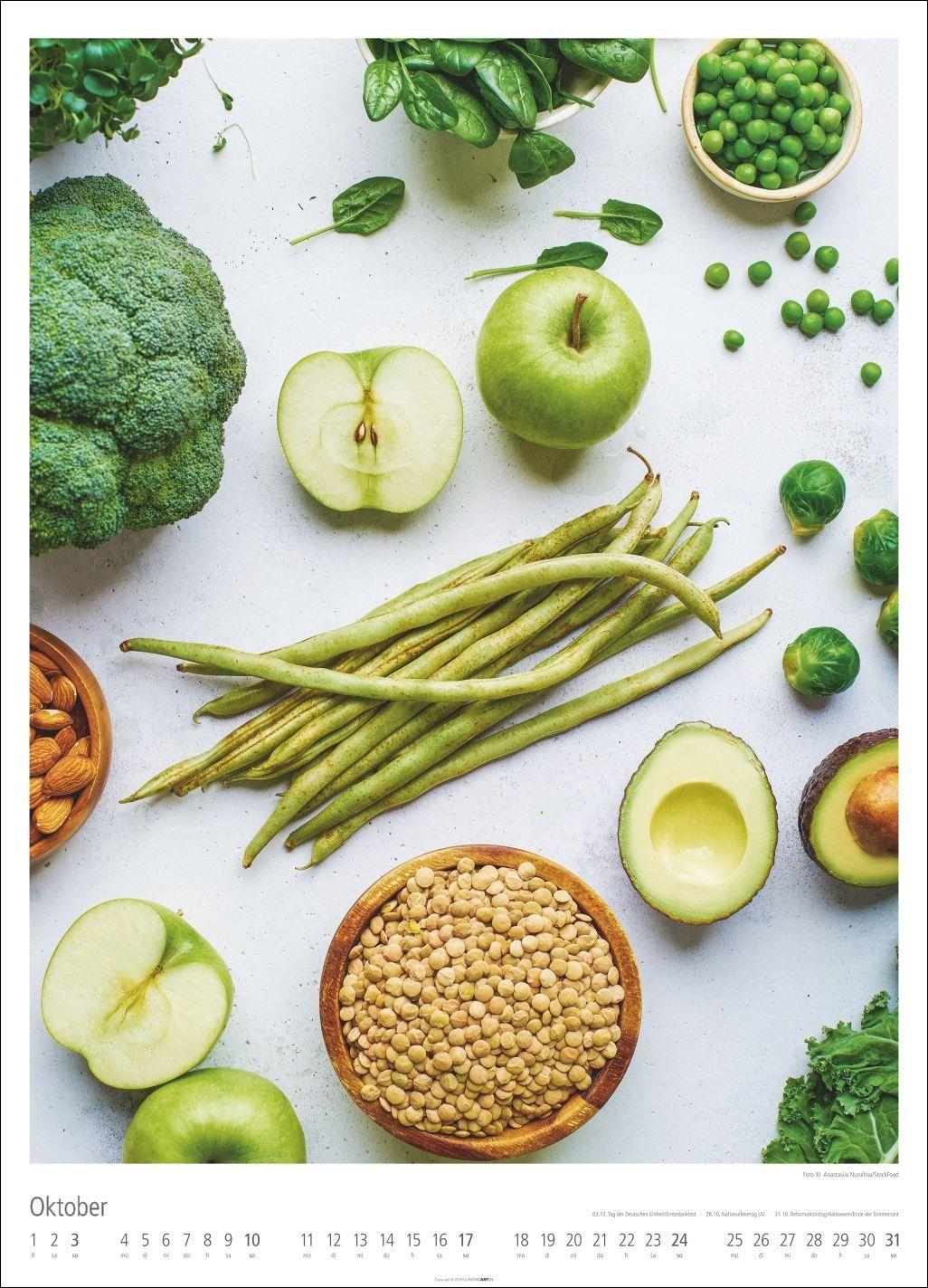 Beispielinhalt (Bild) Food Gallery Kalender 2027