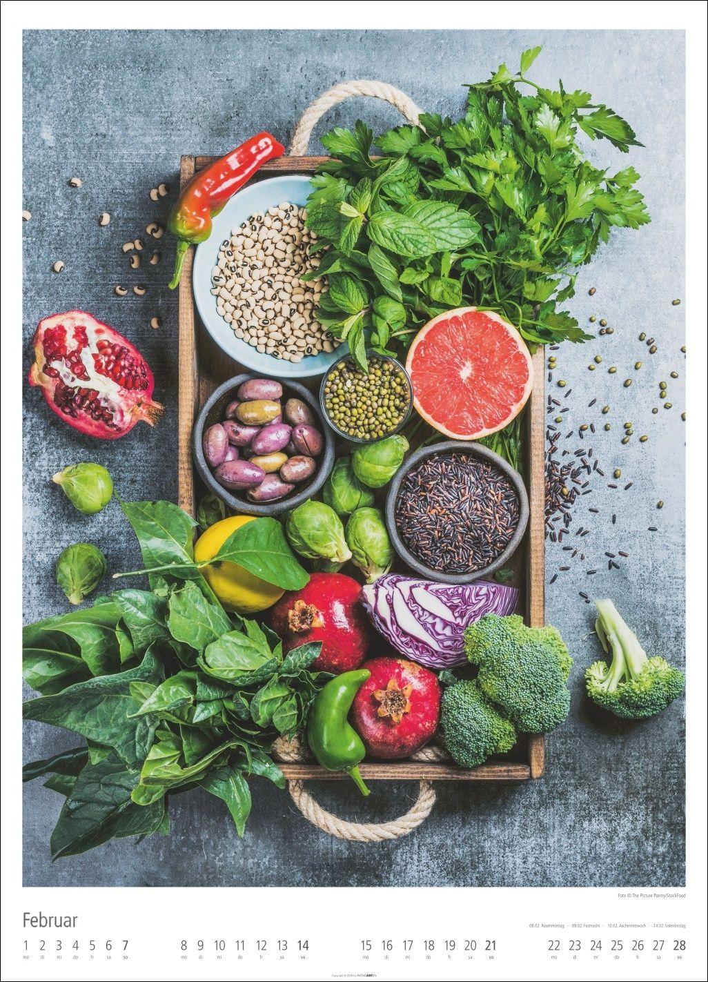 Beispielinhalt (Bild) Food Gallery Kalender 2027