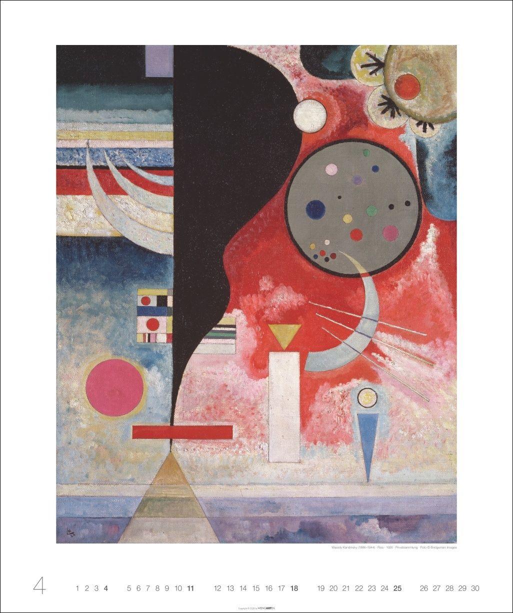 Beispielinhalt (Bild) Wassily Kandinsky Edition Kalender 2027