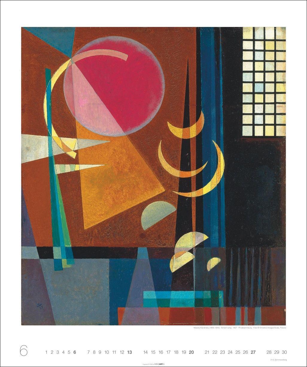 Beispielinhalt (Bild) Wassily Kandinsky Edition Kalender 2027