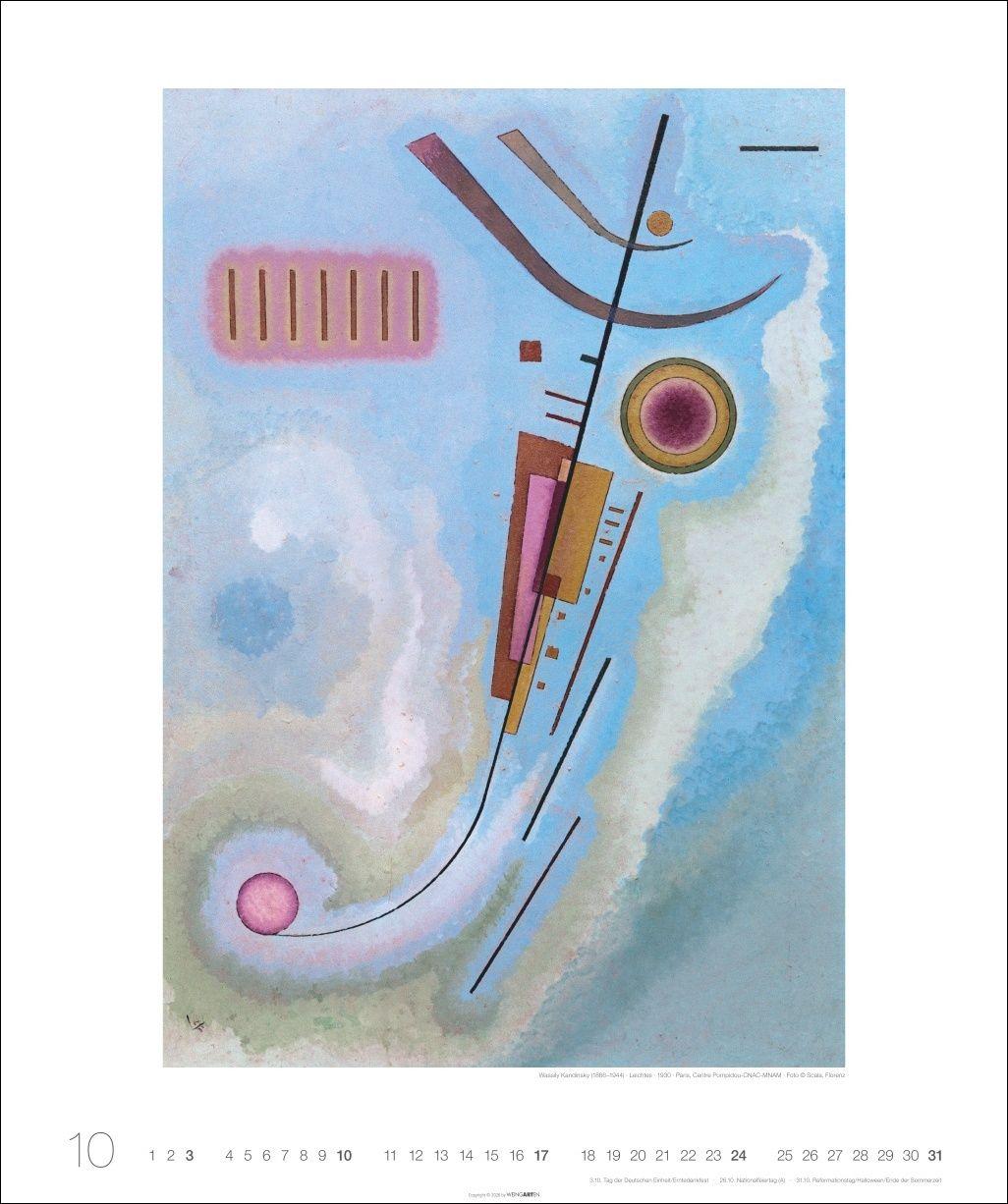 Beispielinhalt (Bild) Wassily Kandinsky Edition Kalender 2027
