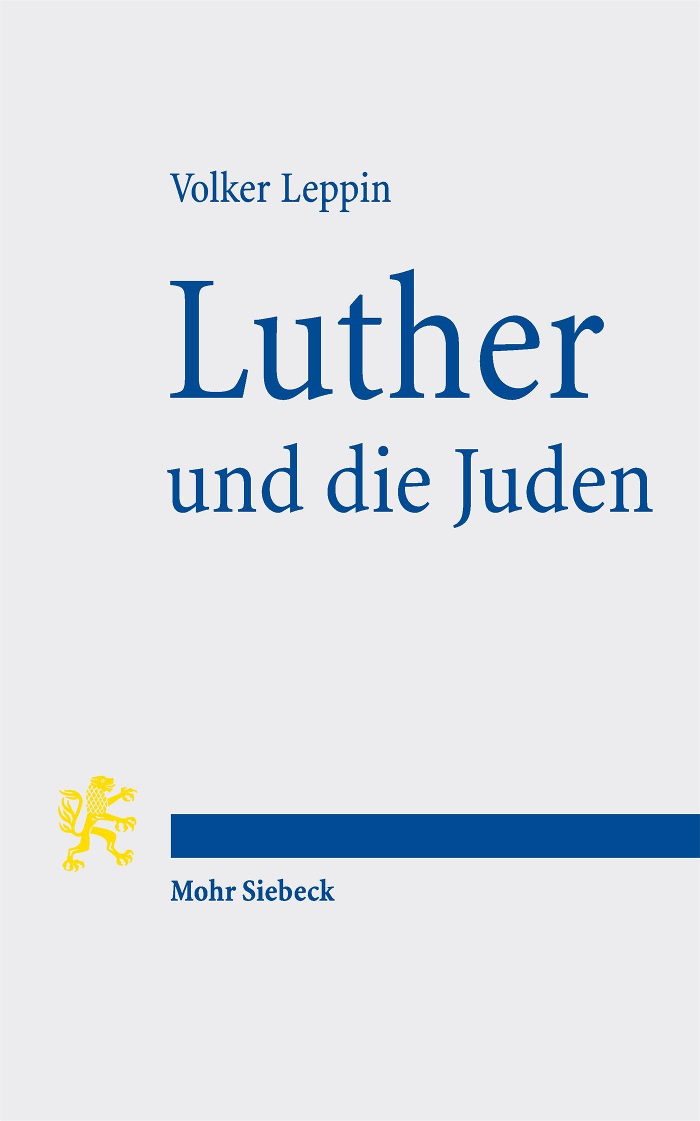 Vorderes Coverbild Luther und die Juden
