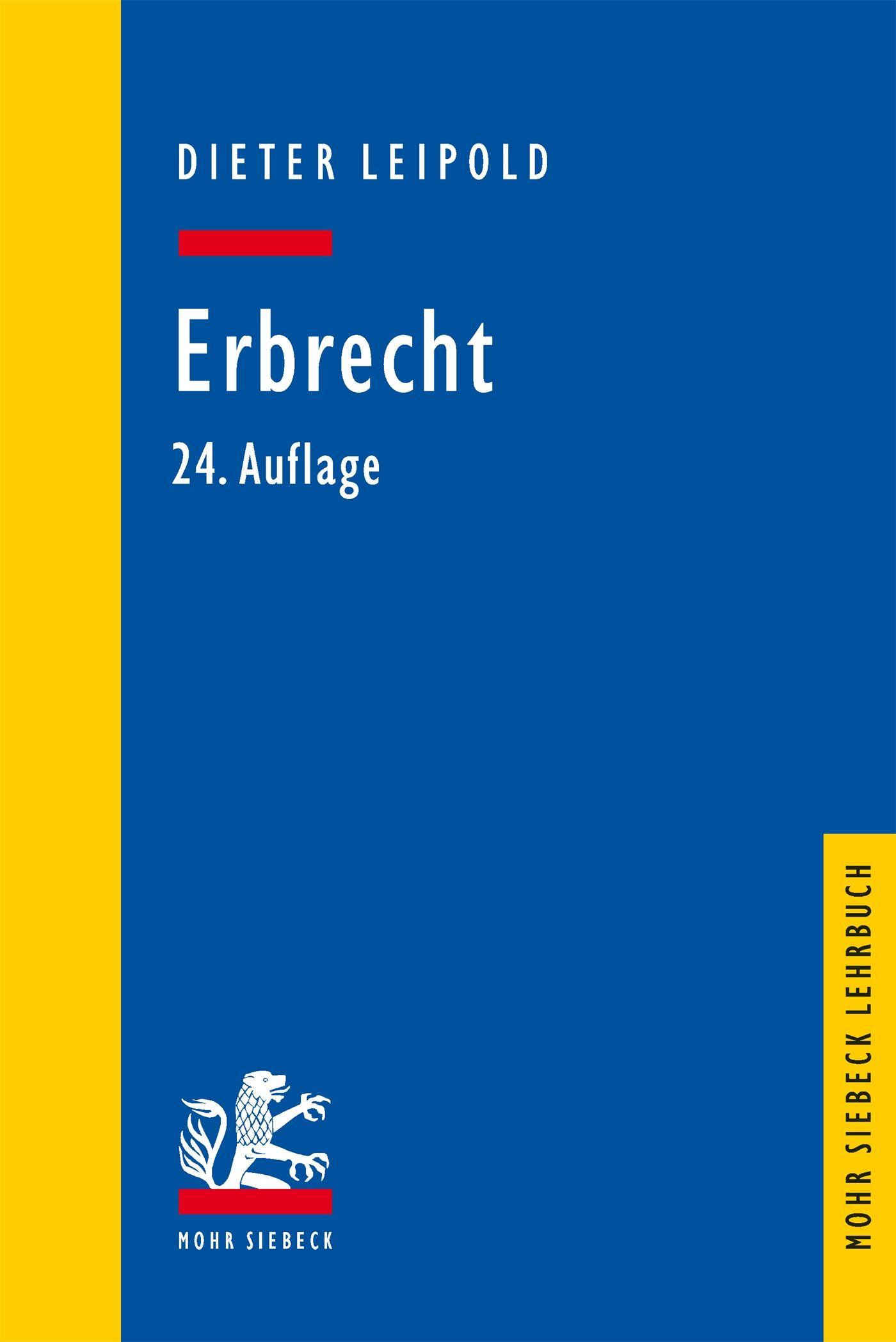 Vorderes Coverbild Erbrecht