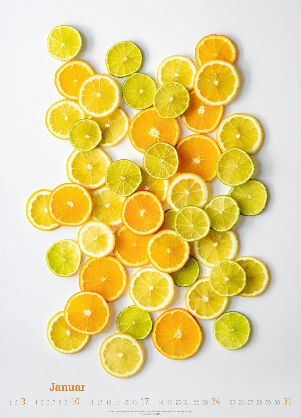 Beispielinhalt (Bild) Fresh Food Kalender 2027