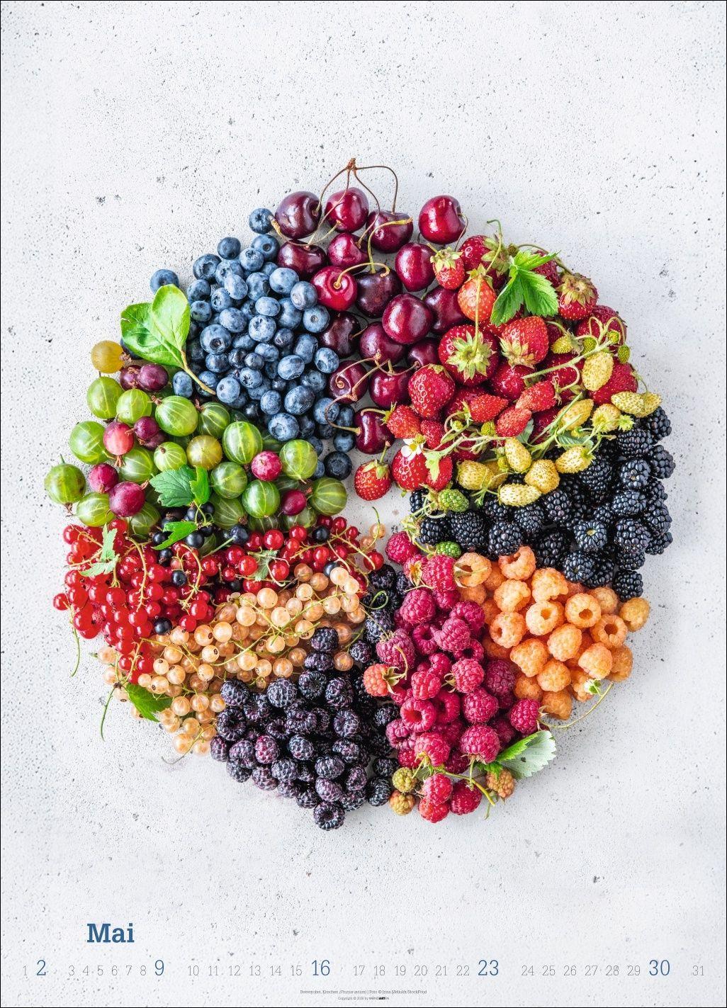 Beispielinhalt (Bild) Fresh Food Kalender 2027