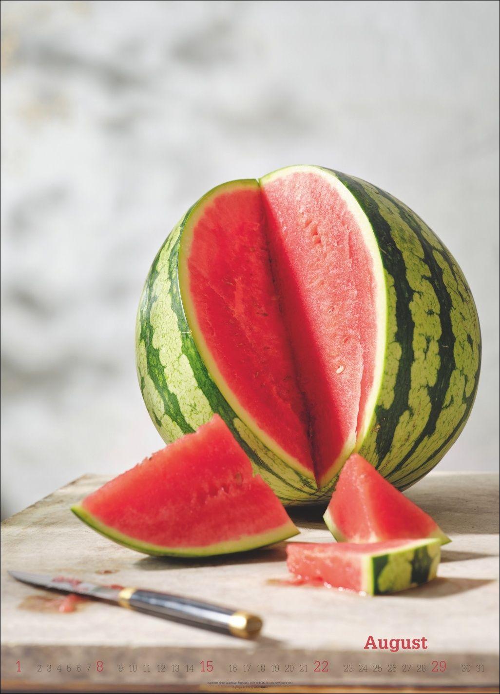 Beispielinhalt (Bild) Fresh Food Kalender 2027