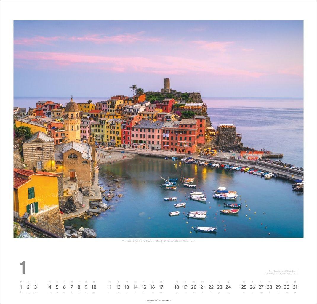 Beispielinhalt (Bild) Lieblingsort Mittelmeer Kalender 2027