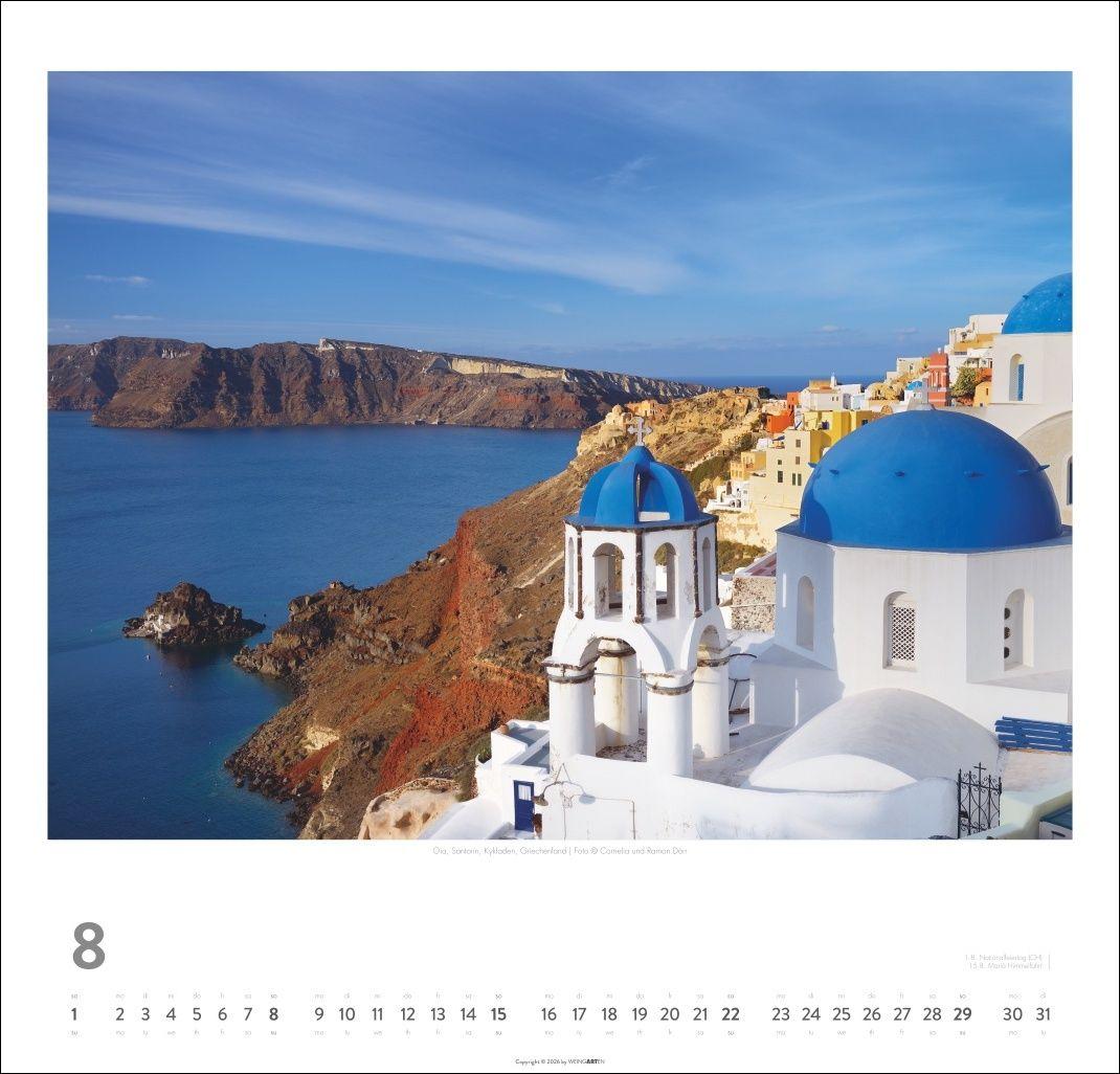 Beispielinhalt (Bild) Lieblingsort Mittelmeer Kalender 2027