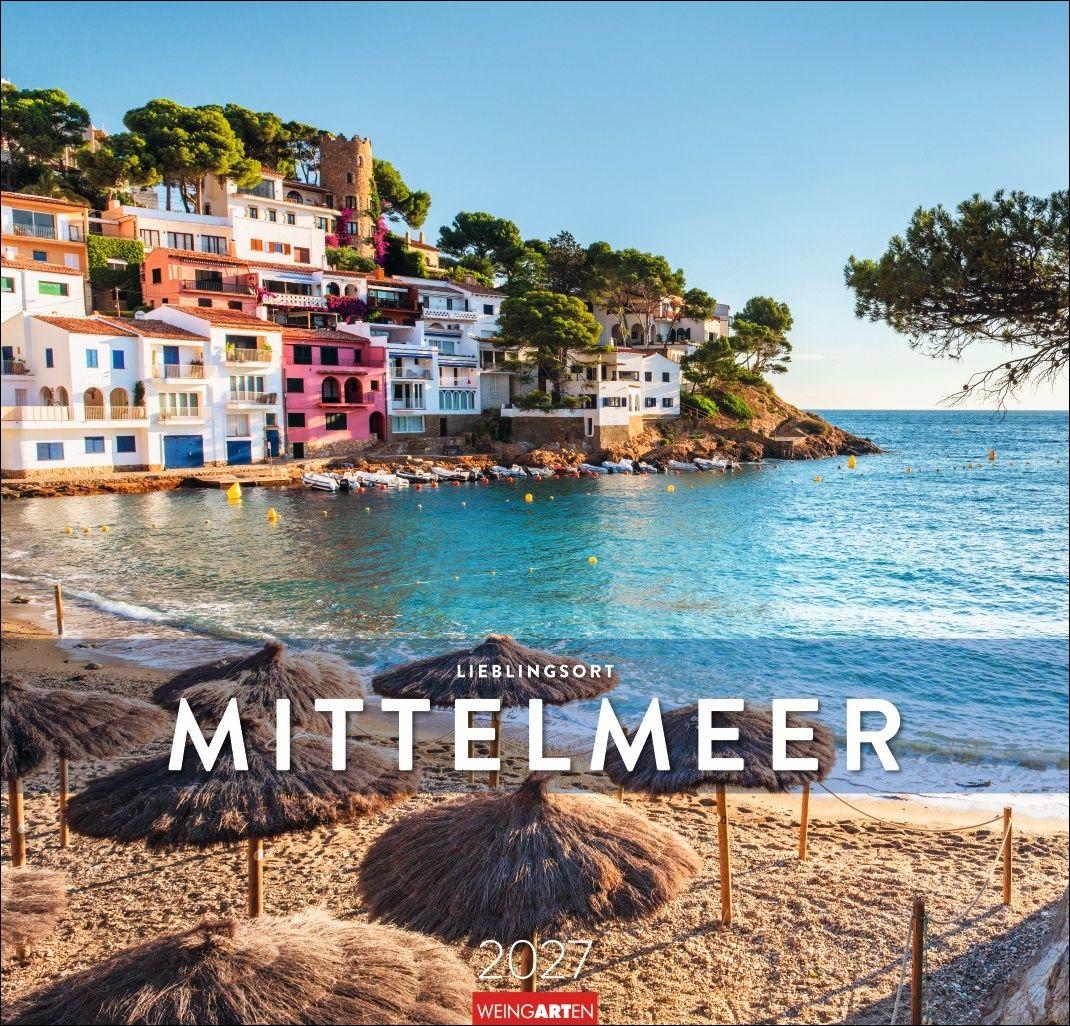 Vorderes Coverbild Lieblingsort Mittelmeer Kalender 2027