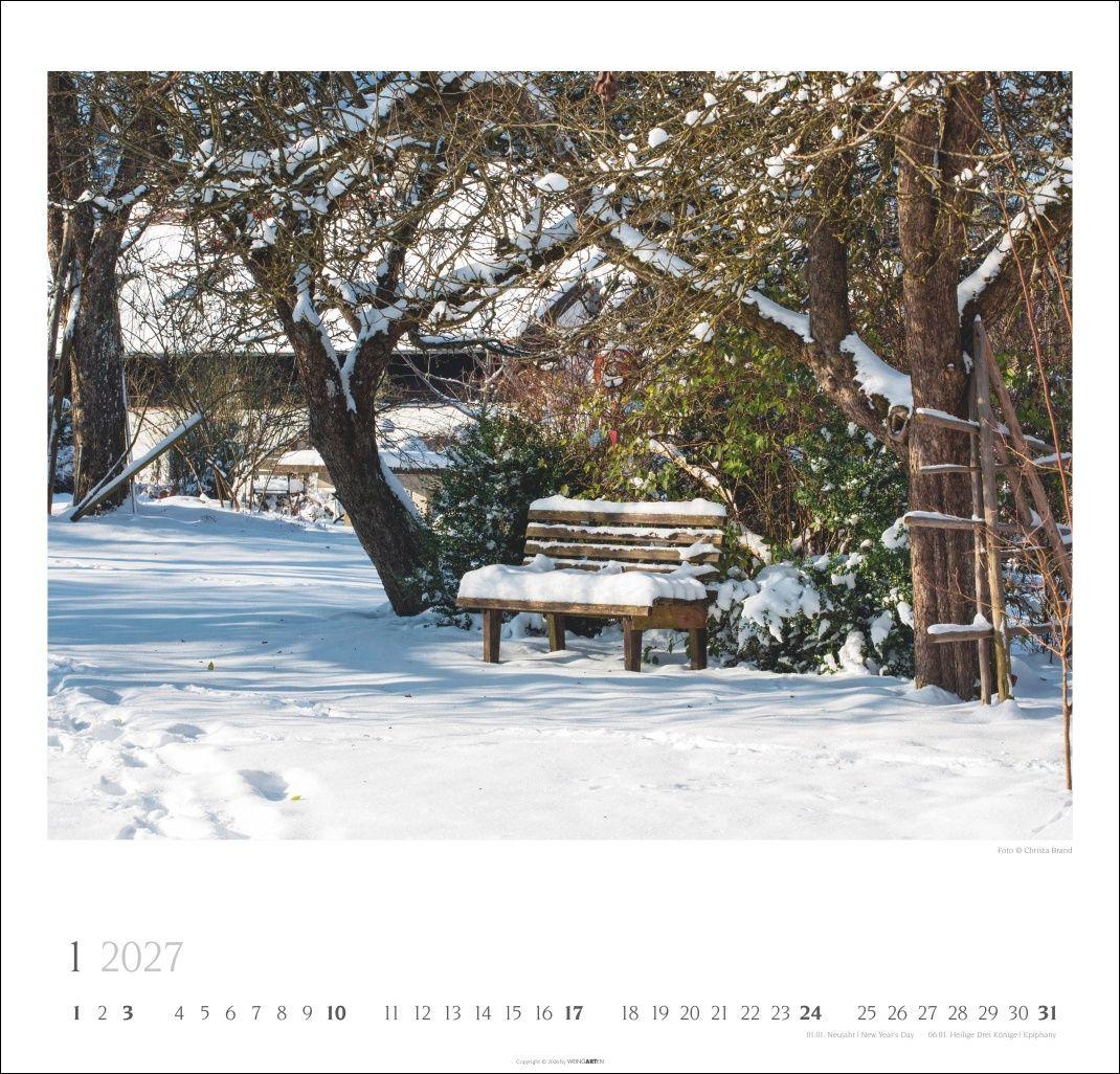 Beispielinhalt (Bild) Bauerngärten Kalender 2027