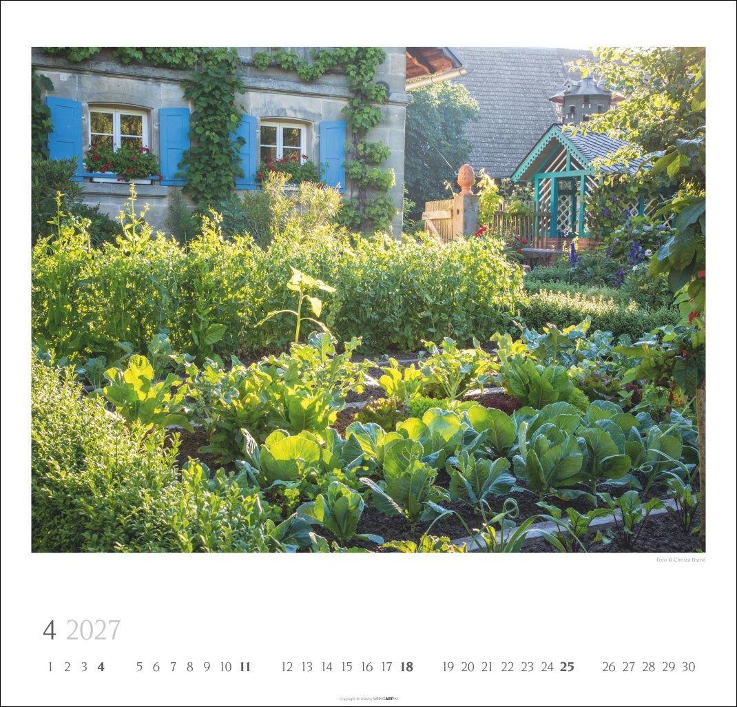 Beispielinhalt (Bild) Bauerngärten Kalender 2027