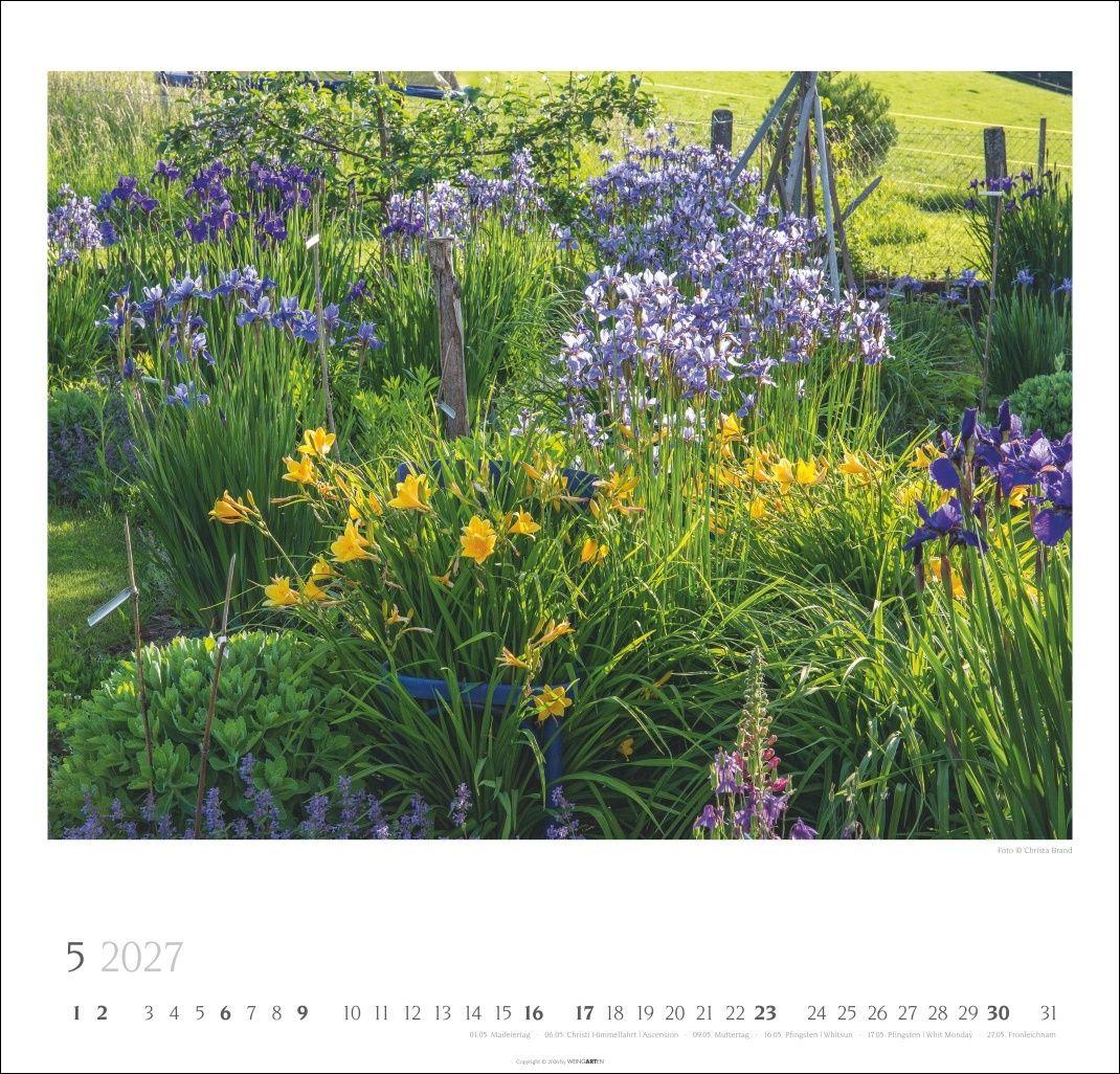 Beispielinhalt (Bild) Bauerngärten Kalender 2027