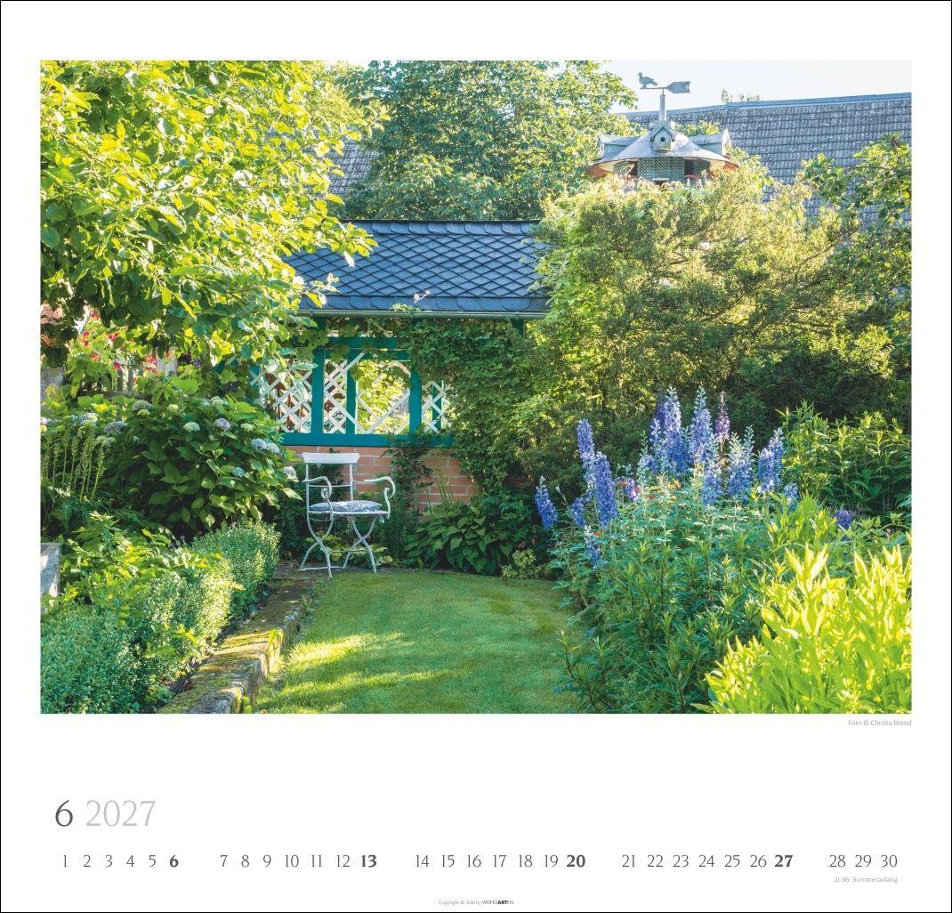 Beispielinhalt (Bild) Bauerngärten Kalender 2027