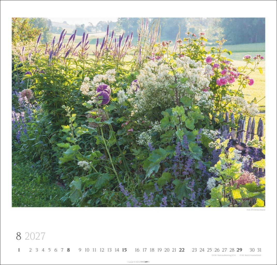 Beispielinhalt (Bild) Bauerngärten Kalender 2027