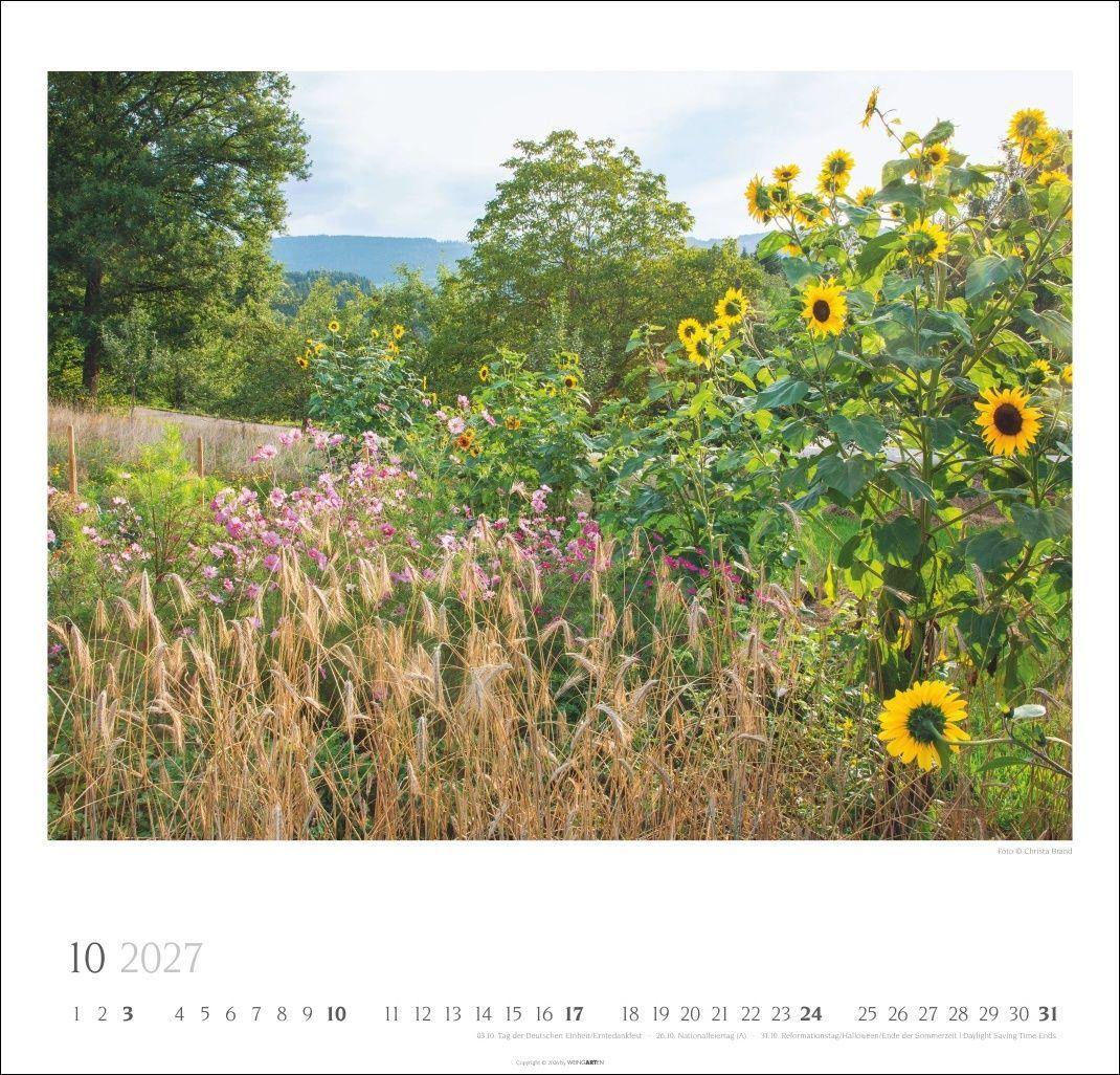 Beispielinhalt (Bild) Bauerngärten Kalender 2027