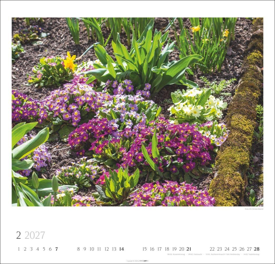 Beispielinhalt (Bild) Bauerngärten Kalender 2027