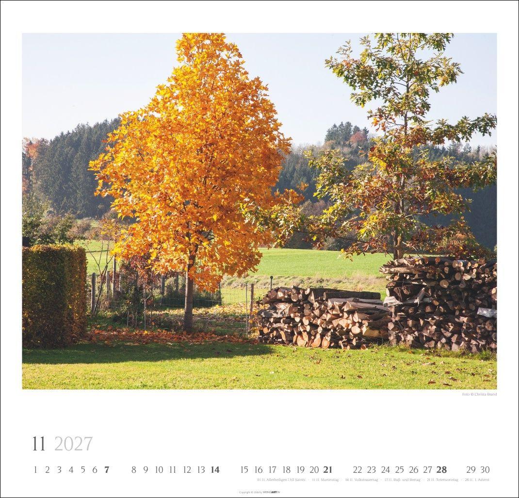 Beispielinhalt (Bild) Bauerngärten Kalender 2027