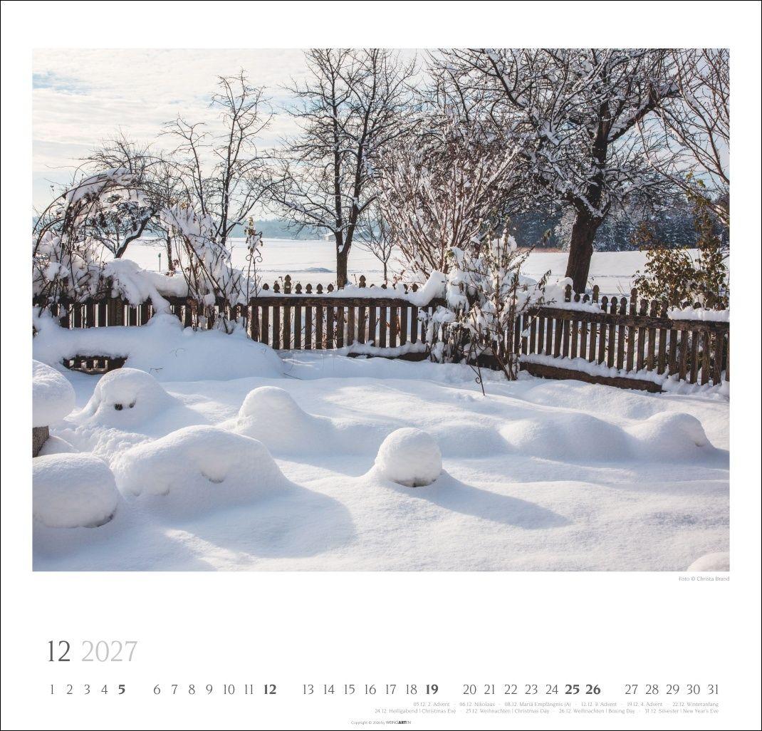 Beispielinhalt (Bild) Bauerngärten Kalender 2027