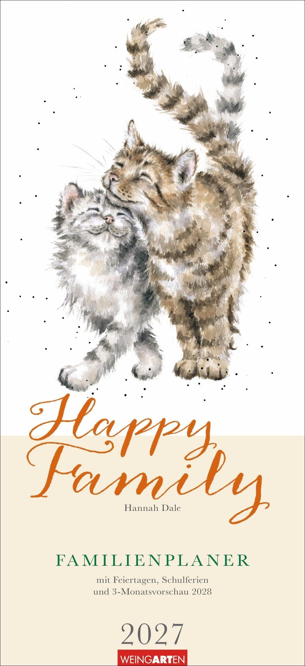 Vorderes Coverbild Happy Family Familienplaner 2027