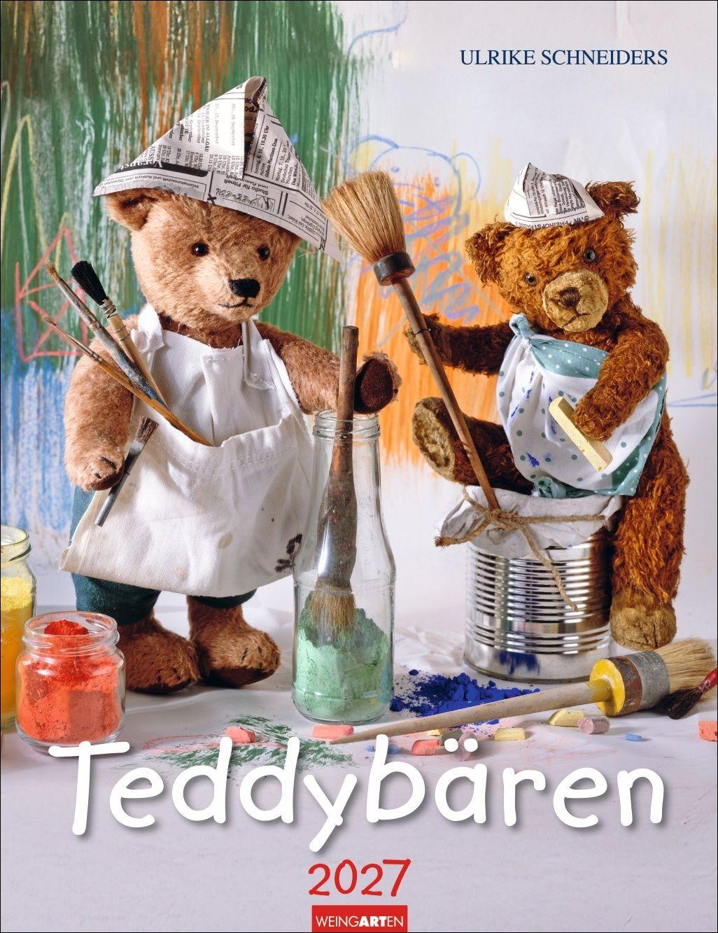 Vorderes Coverbild Teddybären Kalender 2027