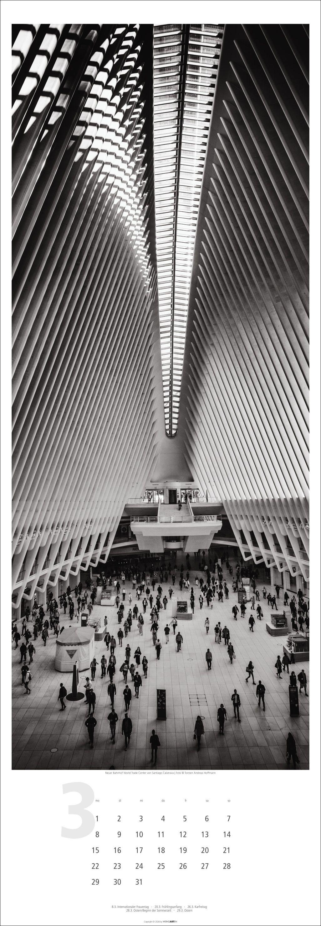 Beispielinhalt (Bild) New York XXL Kalender 2027