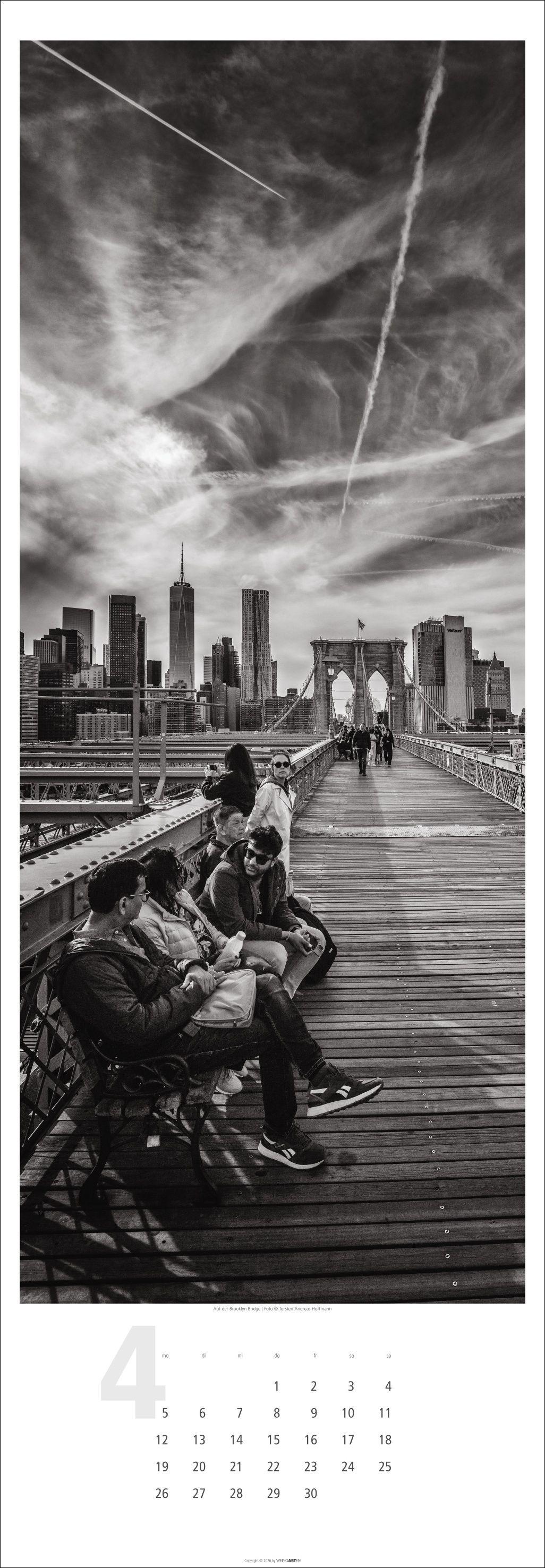 Beispielinhalt (Bild) New York XXL Kalender 2027