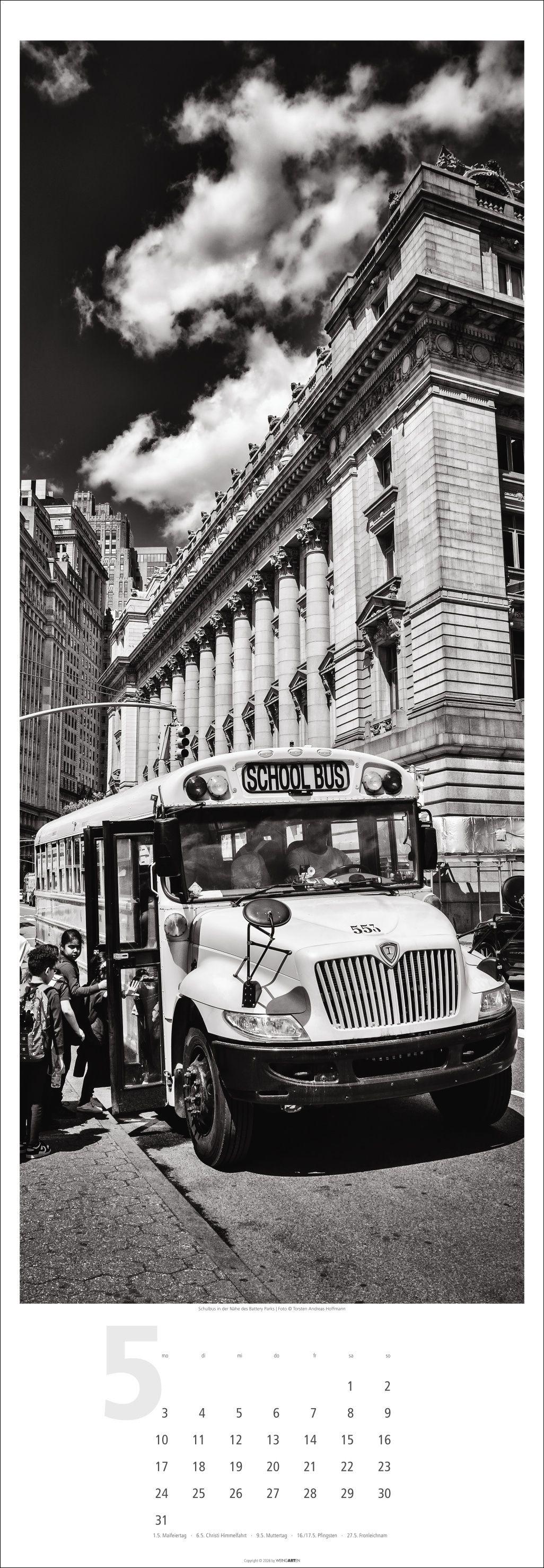 Beispielinhalt (Bild) New York XXL Kalender 2027