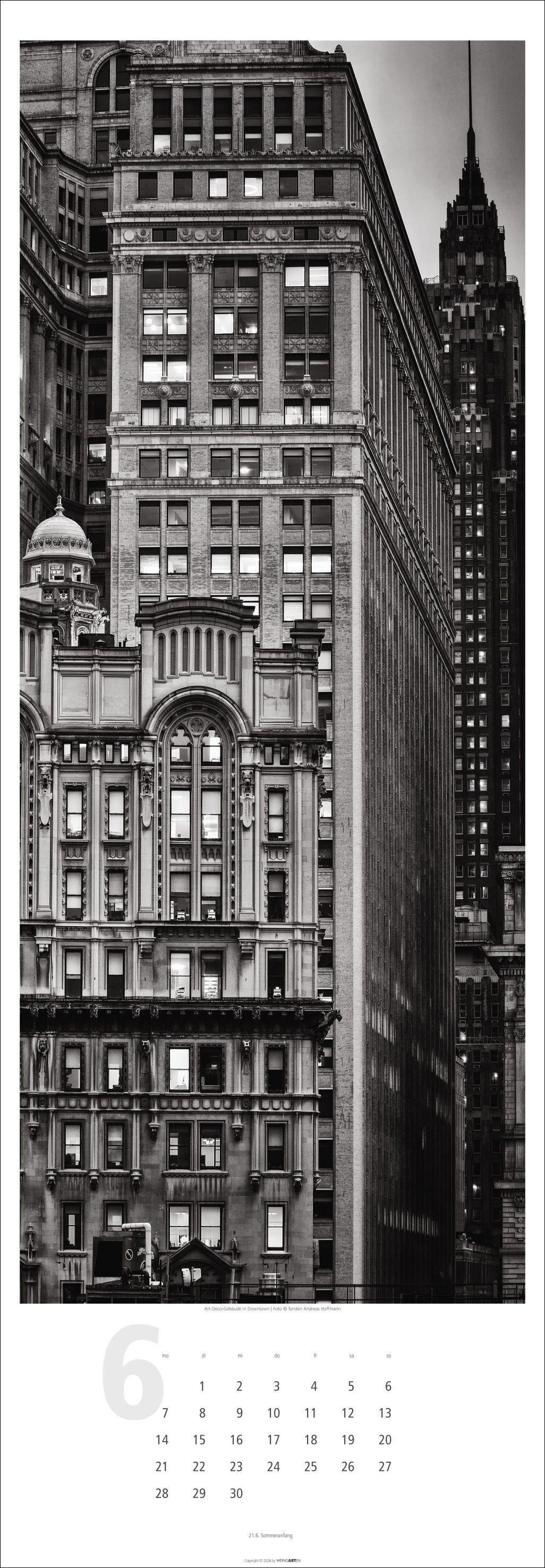 Beispielinhalt (Bild) New York XXL Kalender 2027